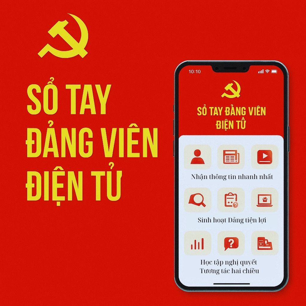 Hướng dẫn sử dụng và cài đặt sổ tay Đảng viên trên ứng dụng App và Website
